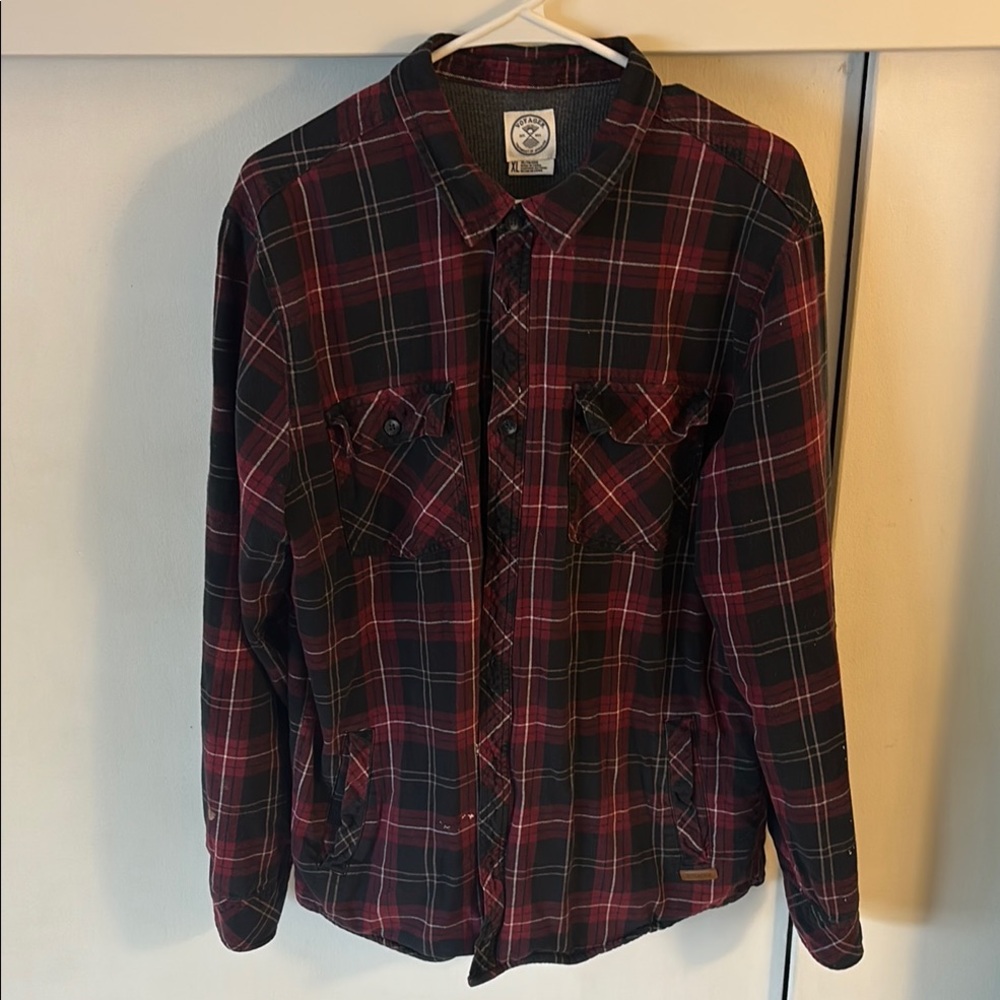 Red and Black Plaid Flannel